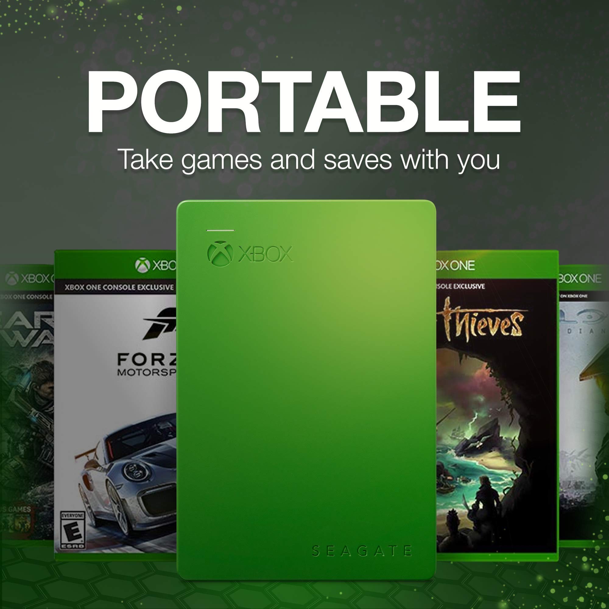Amazon.com: Seagate Game Drive for Xbox Green External Hard Drive
